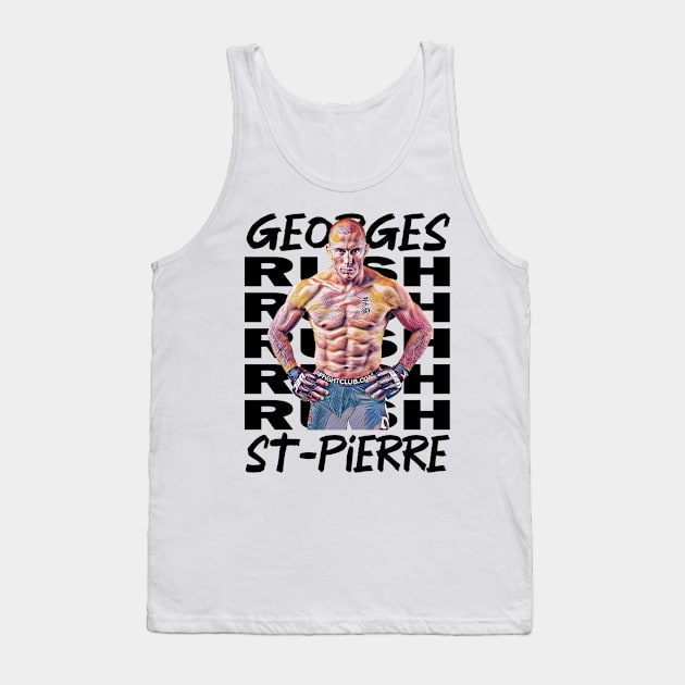 Georges Rush St Pierre Tank Top by FightIsRight